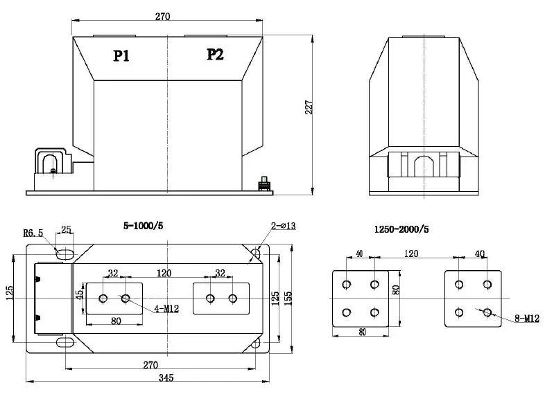 11kv / 24kv, 35kv Indoor Single-Phase Epoxy Resin Casting Type Current Transformer