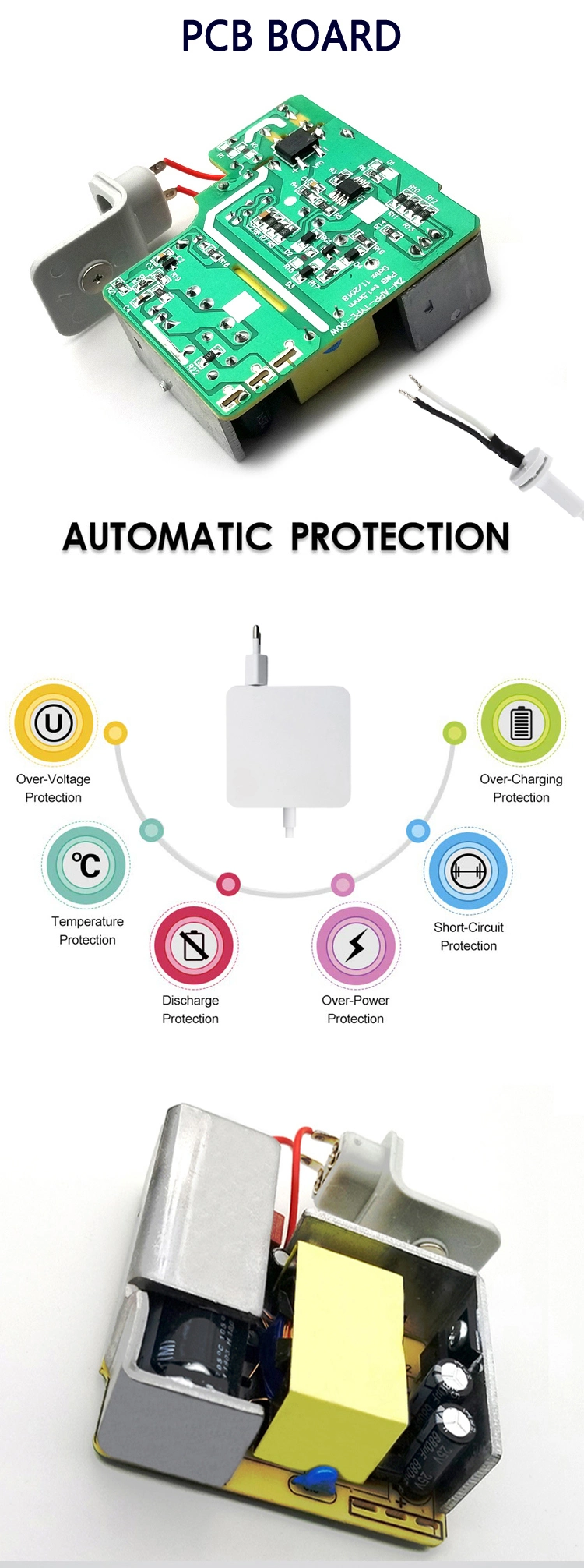 85W Pd Charger Adapter Power Adapter for Apple Magsafe 2 MacBook