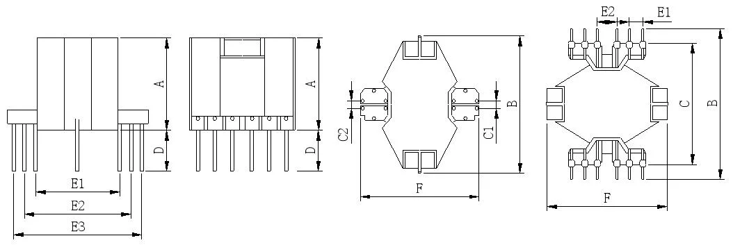 RM Low Temperature Rise High Frequency Power Voltage Supply Transformer