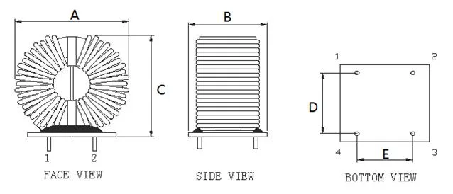 T38*22*14 Ferrite Core Toroidal Common Mode Choke / Toroidal Coil Choke/Inductor Coil Used for LED Lights